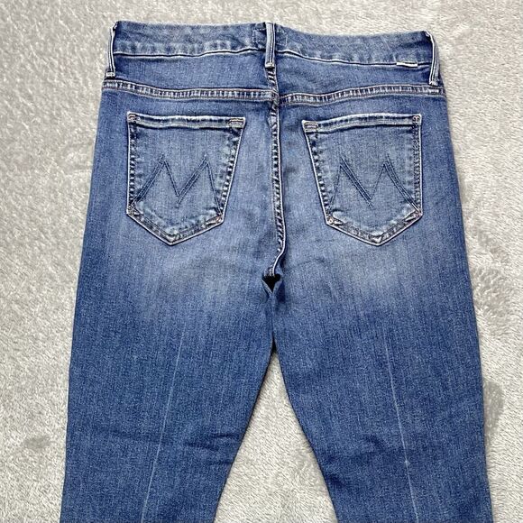 Mother The High Waisted Looker Ankle Fray Jeans Women's Size 28 - Picture 5 of 15